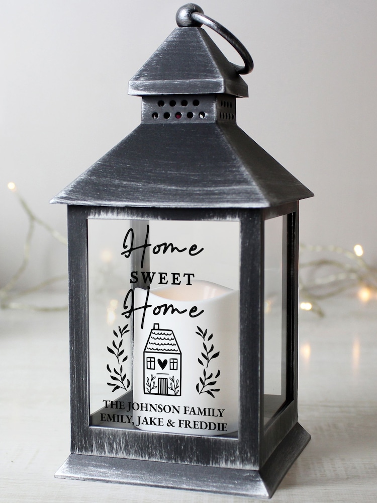 Personalised Home Sweet Home LED Lantern by PMC - Image 3 of 3 Personalised Home Sweet Home LED Lantern by PMC - Image 3 of 3