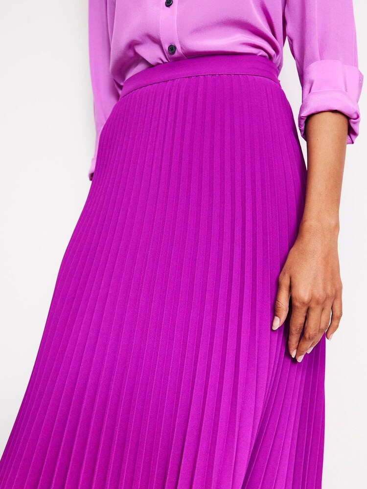 Boden Brown/Purple Tall Florrie Short Sleeve Dress - Image 2 of 5 Boden Brown/Purple Tall Florrie Short Sleeve Dress - Image 2 of 5