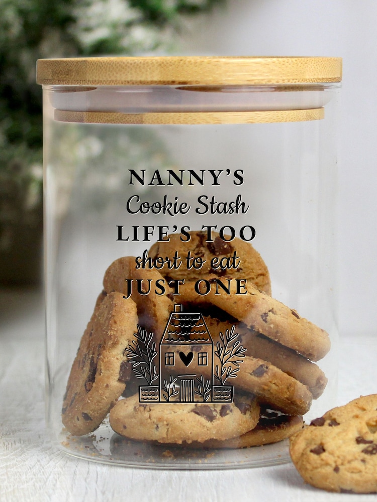 Personalised Home Glass Jar by PMC - Image 1 of 3 Personalised Home Glass Jar by PMC - Image 1 of 3
