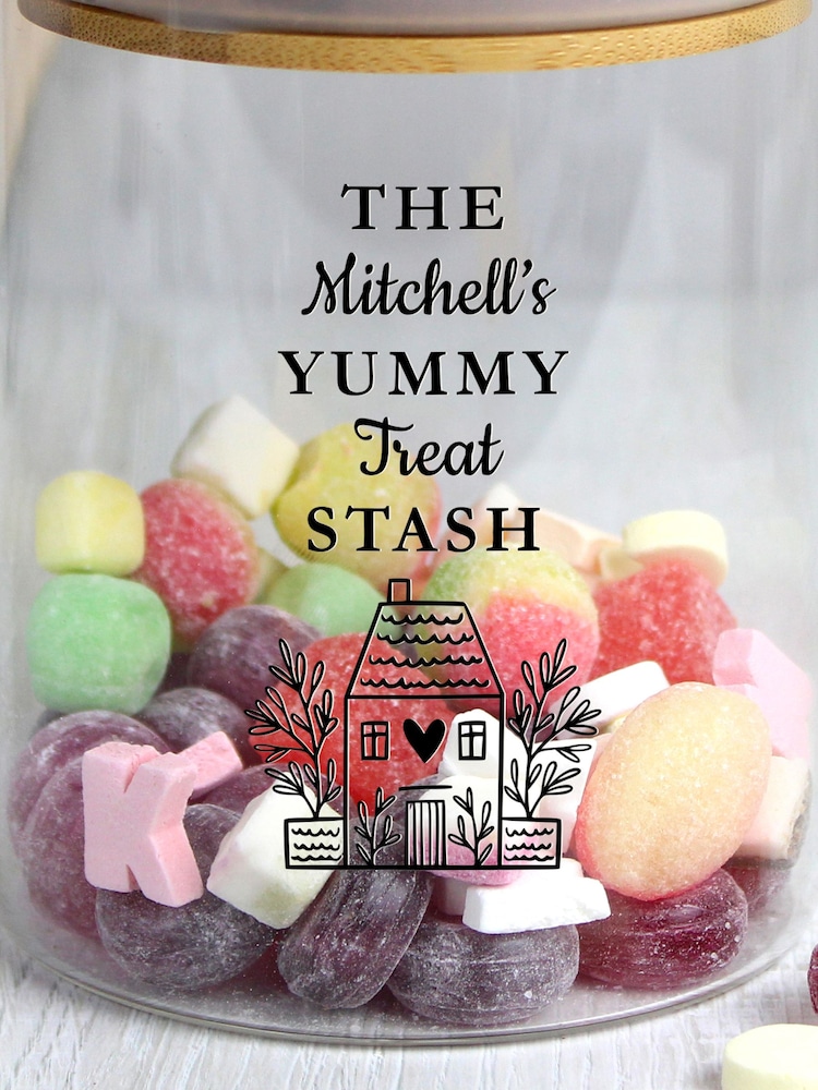 Personalised Home Glass Jar by PMC - Image 2 of 3
