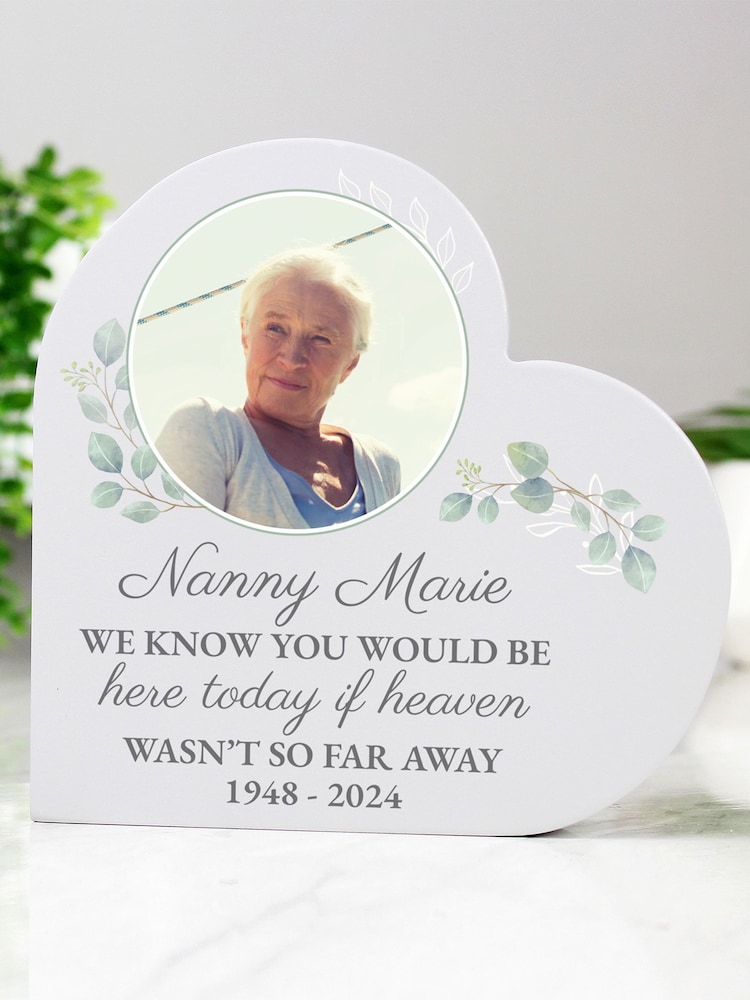 Personalised Wedding Memorial Heart Ornament by PMC - Image 1 of 3