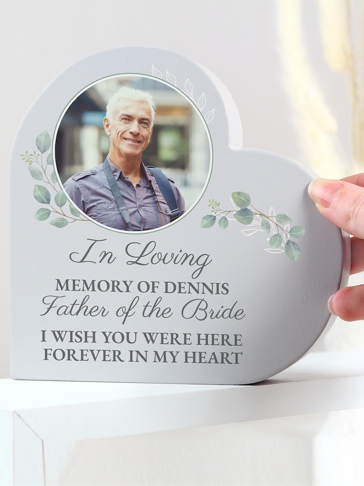 Personalised Wedding Memorial Heart Ornament by PMC - Image 3 of 3 Personalised Wedding Memorial Heart Ornament by PMC - Image 3 of 3