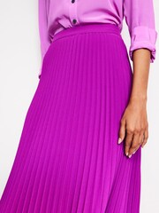 Boden Brown/Purple Petite Florrie Long Sleeve Dress - Image 2 of 5