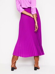 Boden Brown/Purple Petite Florrie Long Sleeve Dress - Image 4 of 5