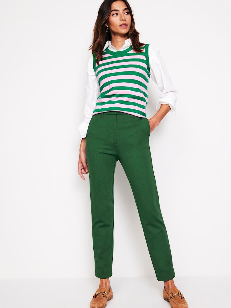 Boden Blue/Green Petite Highgate Trousers - Image 2 of 5