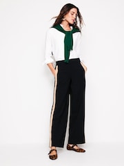 Negro - Boden Side Stripe Pull-on Trousers - Imagen 1 de 5