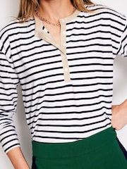 Boden Green Side Stripe Pull-on Trousers - Image 2 of 5