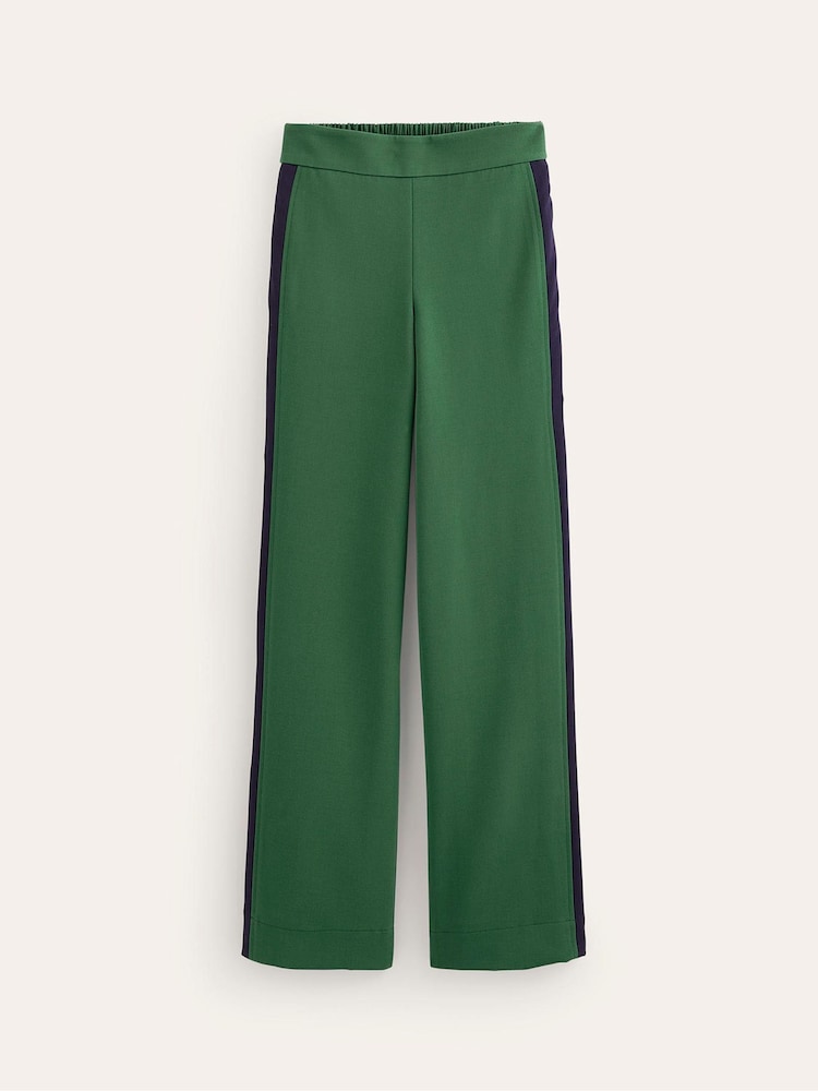 Boden Green Side Stripe Pull-on Trousers - Image 5 of 5