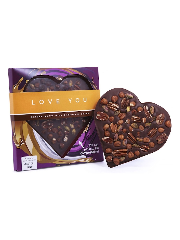 Gnaw Chocolate Heart Rather Nutty Love You - Image 1 of 3