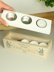 Personalised Christmas Tea Light Candle Holder by PMC - Image 2 of 3