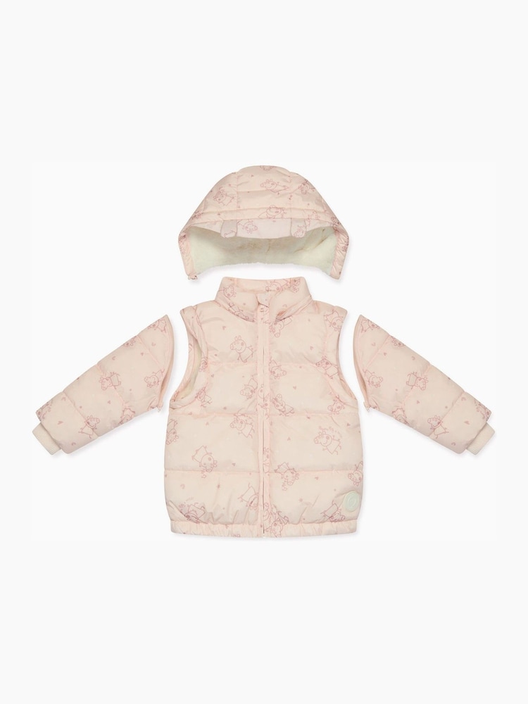 MORI Peppa Pig 3 In 1 Cosy Coat to Gilet - Image 7 of 7