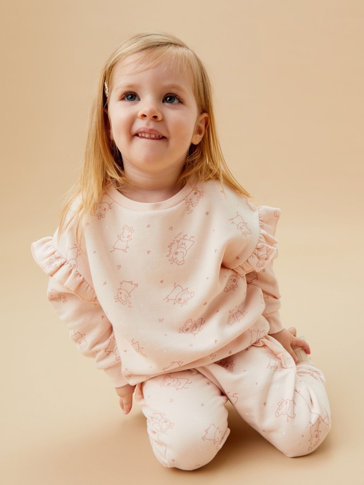 MORI Cream Peppa Pig Cotton and Bamboo Oversized Sweatshirt - Image 1 of 6