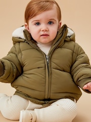 MORI Green 3-In-1 Cosy Coat to Gilet - Imagen 1 de 7