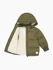 MORI Green 3-In-1 Cosy Coat to Gilet - Imagen 5 de 7
