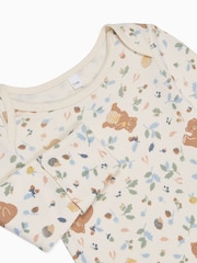 MORI Cream Organic Cotton and Bamboo Long Sleeve Bodysuit - Image 2 of 3