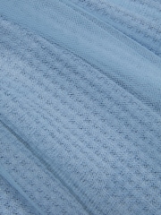 MORI Blue Organic Cotton and Bamboo Super Soft Waffle Skirt - Image 2 of 2