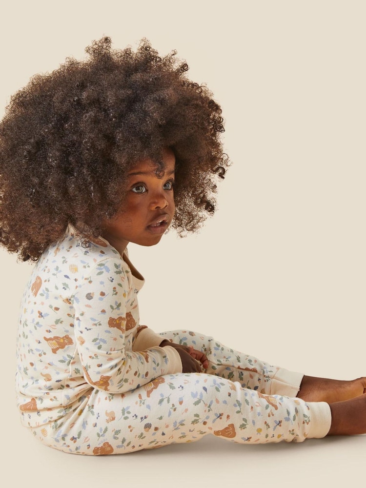 MORI Cream Organic Cotton and Bamboo Pyjama Set - Image 2 of 5 MORI Cream Organic Cotton and Bamboo Pyjama Set - Image 2 of 5