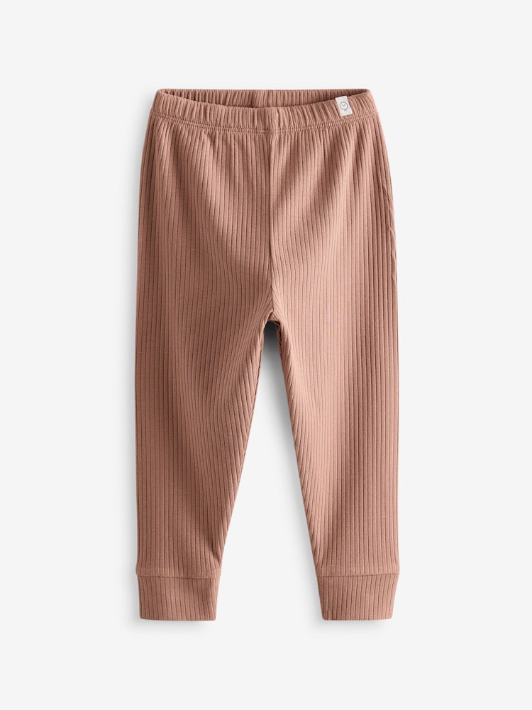 MORI Organic Cotton and Bamboo Super Soft Brown Joggers - Image 2 of 2
