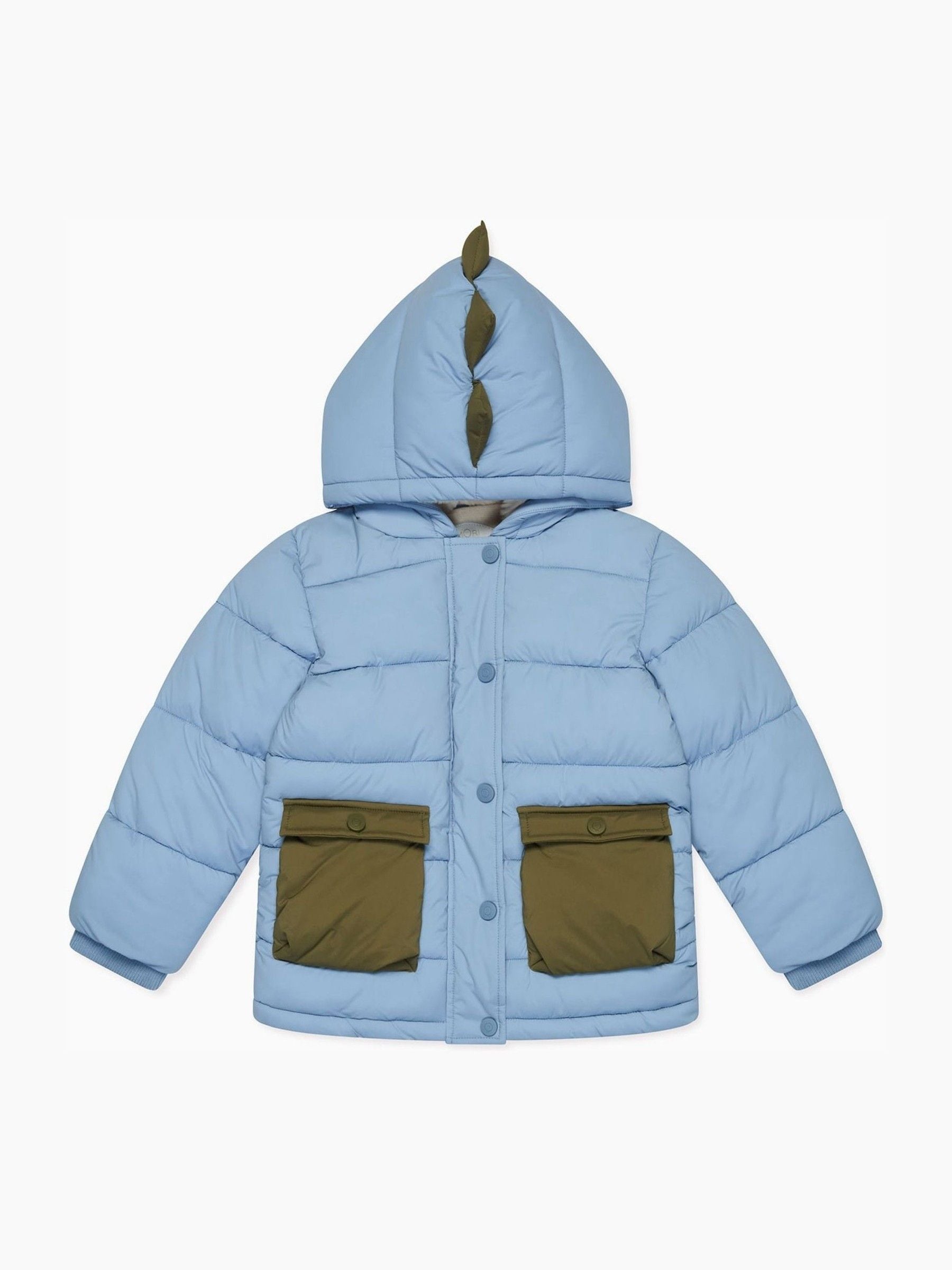 Buy MORI Blue Recycled 3 In 1 Cosy Dinosaur Coat to Gilet from Next Luxembourg