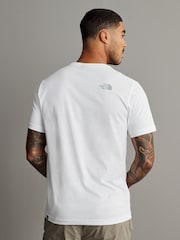 The North Face White Mens Simple Dome T-Shirt - Image 3 of 5