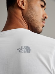 The North Face White Mens Simple Dome T-Shirt - Image 4 of 5
