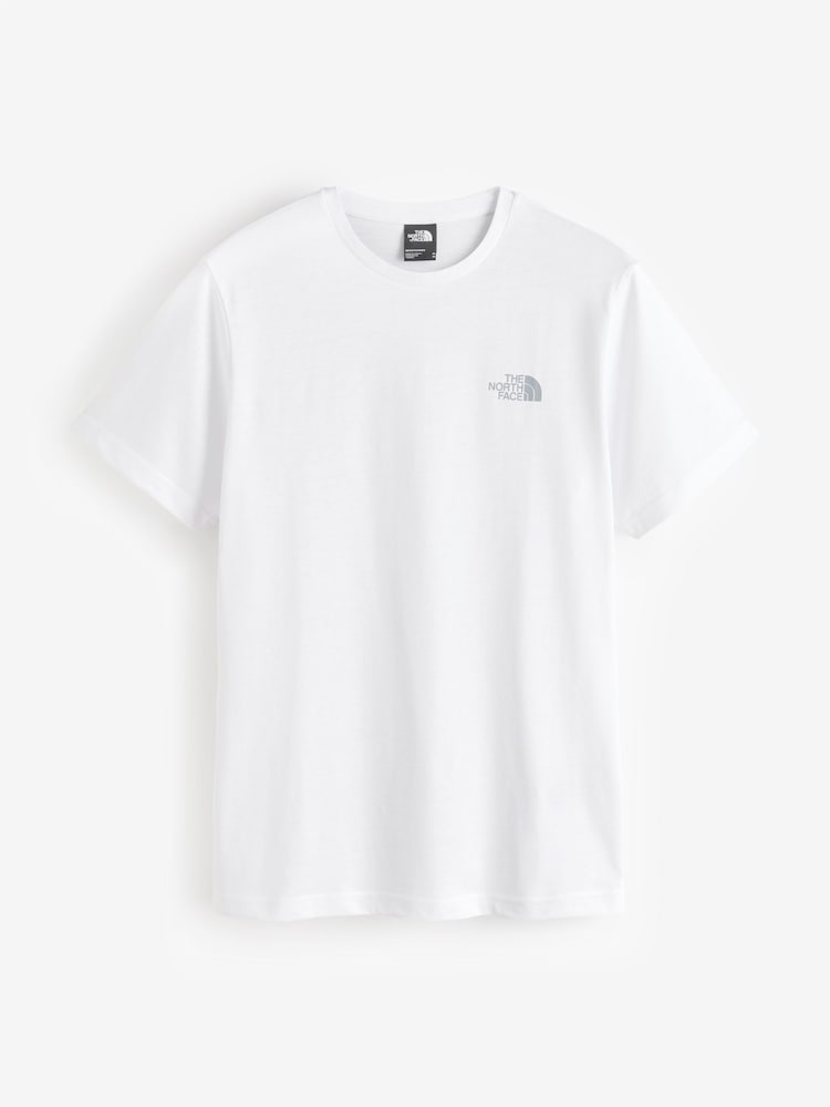 The North Face White Mens Simple Dome T-Shirt - Image 5 of 5