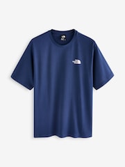 The North Face Navy Vertical Print 100% Cotton T-Shirt - Image 7 of 8