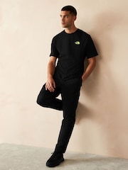 The North Face Black Digital Mountain Back Print 100% Cotton T-Shirt - Image 3 of 4