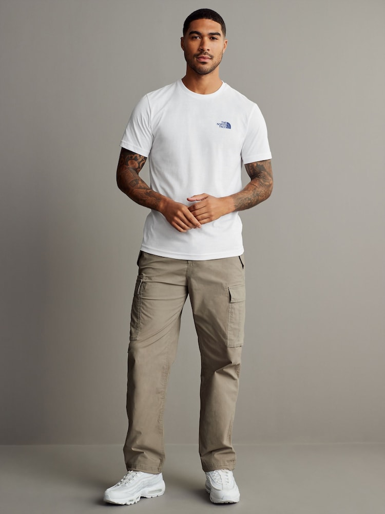 The North Face pure white Mens Simple Dome T-Shirt - Image 2 of 8