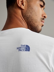 The North Face pure white Mens Simple Dome T-Shirt - Image 5 of 8