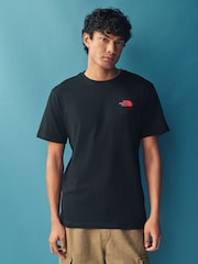 The North Face Black Chrome Mens Simple Dome T-Shirt - Image 1 of 8