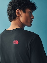 The North Face Black Chrome Mens Simple Dome T-Shirt - Image 6 of 8