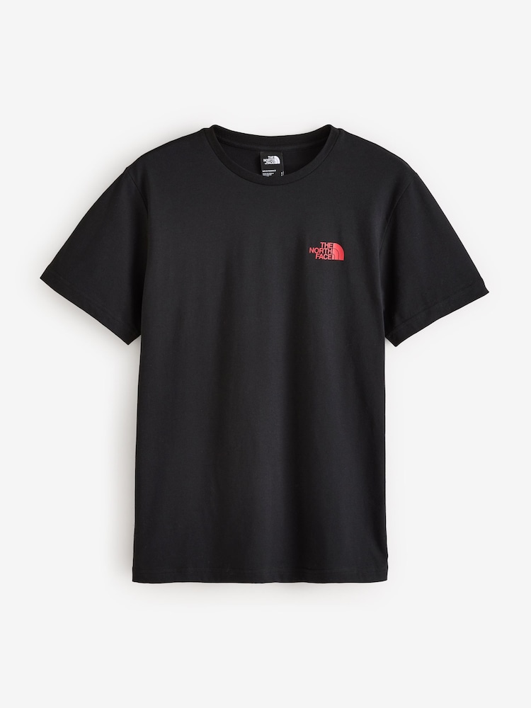 The North Face Black Chrome Mens Simple Dome T-Shirt - Image 8 of 8
