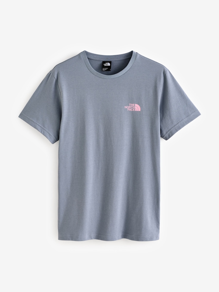 The North Face Grey Mens Simple Dome T-Shirt - Image 7 of 7