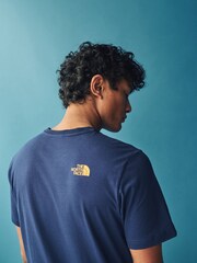 The North Face Navy Mens Simple Dome T-Shirt - Image 5 of 7