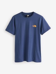 The North Face Navy Mens Simple Dome T-Shirt - Image 7 of 7