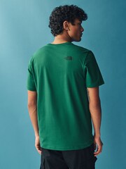 The North Face Green Mens Simple Dome T-Shirt - Image 3 of 7