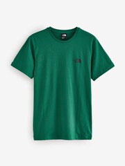 The North Face Green Mens Simple Dome T-Shirt - Image 7 of 7