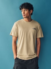 The North Face Beige Mens Simple Dome T-Shirt - Image 1 of 7