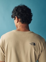 The North Face Beige Mens Simple Dome T-Shirt - Image 5 of 7