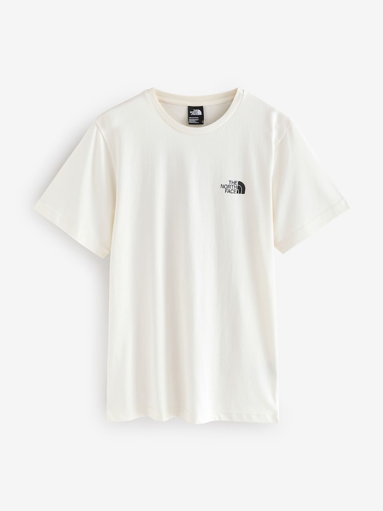 The North Face Stone Moutain Sketch Back Print Relaxed 100% Cotton T-Shirt - Image 8 of 8