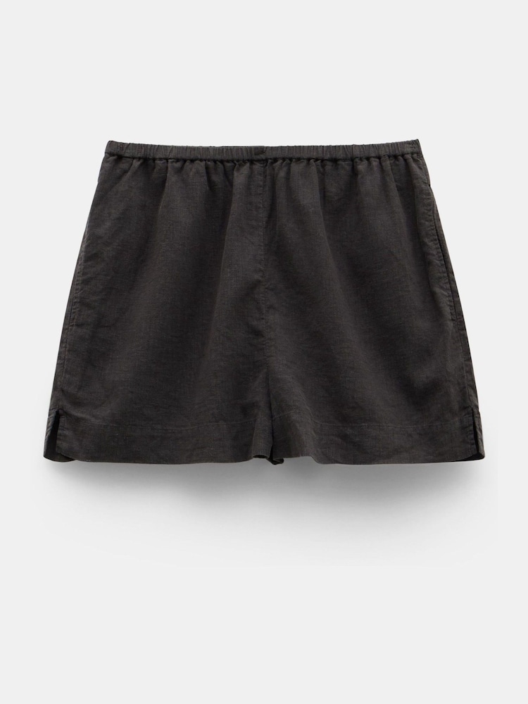 Negro - Pantalones cortos playeros de mezcla de lino Lana de Hush - Imagen 5 de 5 Negro - Pantalones cortos playeros de mezcla de lino Lana de Hush - Imagen 5 de 5