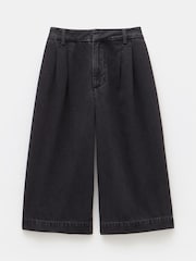 Hush Black Lya Cropped Denim Bermuda 100% Cotton Shorts - Image 5 of 5