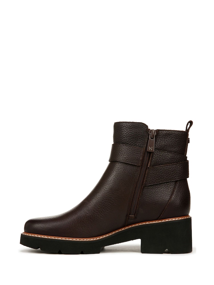 Naturalizer Darry-Strap Wide Fit Leather Ankle Boots - Image 2 of 7