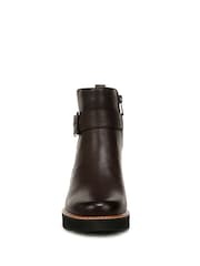 Naturalizer Darry-Strap Wide Fit Leather Ankle Boots - Image 4 of 7