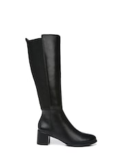 Naturalizer Wide Fit Brent Wide Calf Knee Black High Boots - Image 1 of 8