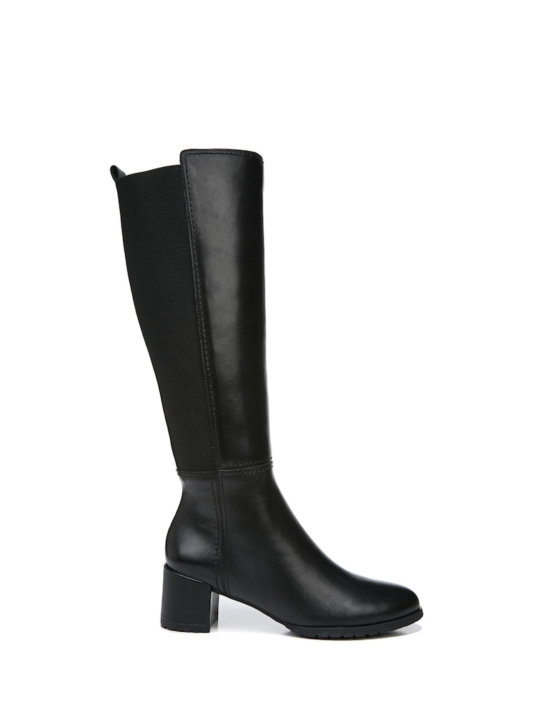 Naturalizer Wide Fit Brent Wide Calf Knee Black High Boots - Image 1 of 8
