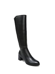 Naturalizer Wide Fit Brent Wide Calf Knee Black High Boots - Image 3 of 8