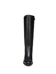Naturalizer Wide Fit Brent Wide Calf Knee Black High Boots - Image 4 of 8