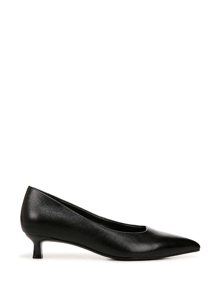 Negro - Zapatos de salón de tacón bajo y corte ancho Natalia de Naturalizer - Imagen 1 de 7